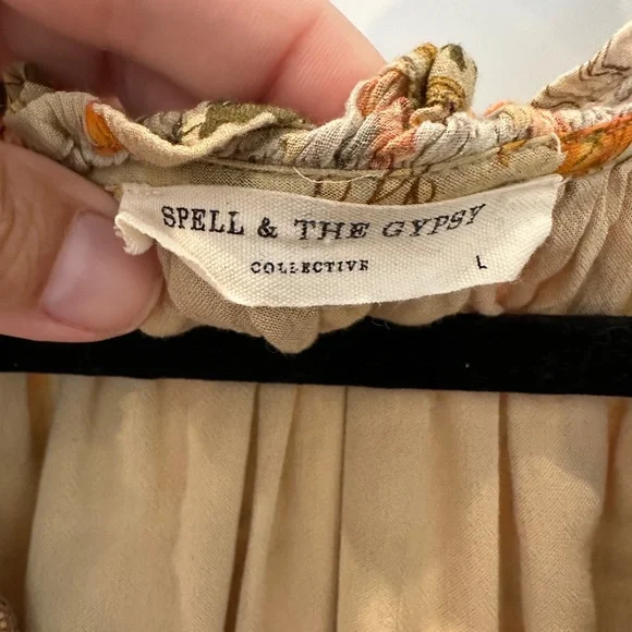 Spell & The Gypsy mermaid pumpkin fall Thanksgiving dress size L - Picture 11 of 15